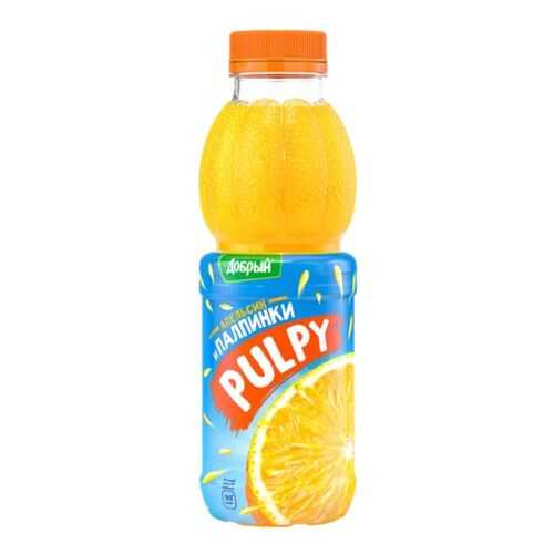 Напиток сокосодержащий апельсин Pulpy с мякотью 0.9 л в Дикси