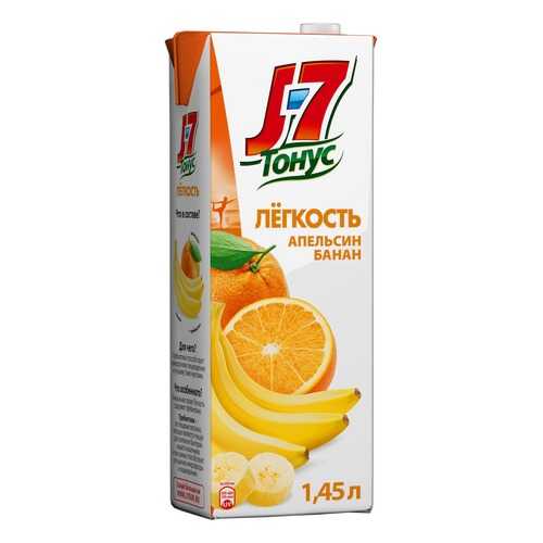 Нектар апельсин-банан J7 тонус легкость с пребиотиком 1.45 л в Дикси