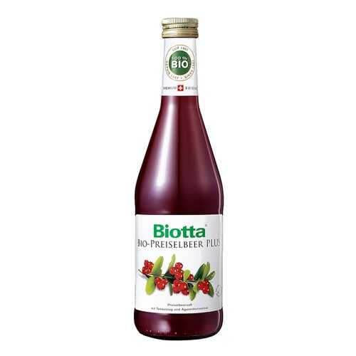 Нектар брусничный, стекло, BIO Biotta, 0.5 л, Швейцария в Дикси