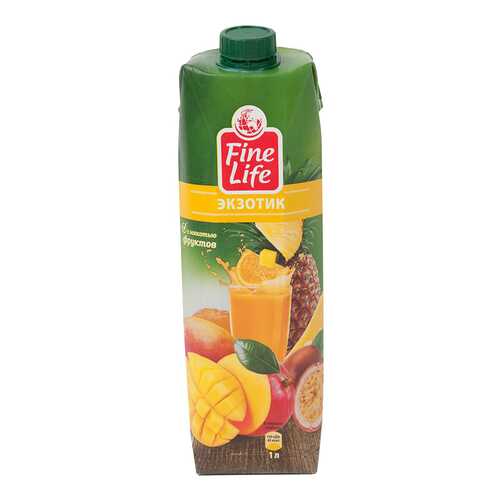 Нектар Fine Life экзотик с мякотью фруктов 1 л в Дикси