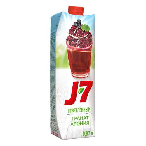 Нектар J7 из граната и черноплодной рябины 0.97 л в Дикси