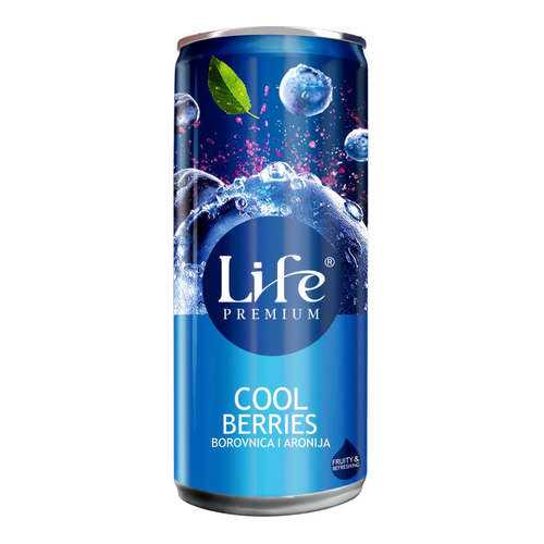Сок черники и аронии Life Premium Спелая ягода 0.25 л в Дикси