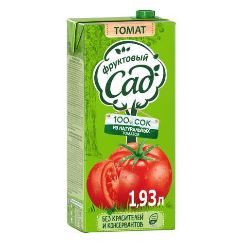 Сок Фруктовый Сад томат 1.93 л в Дикси