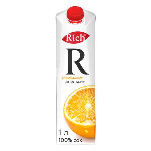 Сок Rich изысканный апельсин 1 л в Дикси